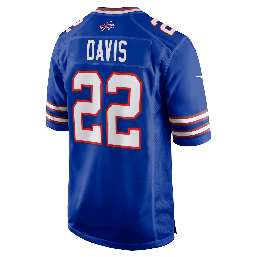 PETTCS B.Bills #22 Ray Davis Player Royal Home Game Stitched Jerseys