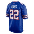 PETTCS B.Bills #22 Ray Davis Player Royal Home Game Stitched Jerseys