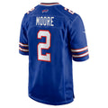 PETTCS B.Bills #2 D.J. Moore Royal Game Stitched Jerseys
