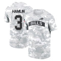 PETTCS B.Bills #3 Damar Hamlin Player Arctic Camo Salute to Service T-Shirt Hoodies Stitched Jerseys
