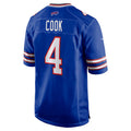 PETTCS B.Bills #4 James Cook Player Royal Home Game Stitched Jerseys