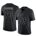 PETTCS B.Bills #73 Dion Dawkins Player Black RFLCTV Limited Stitched Jerseys