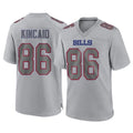 PETTCS B.Bills #86 Dalton Kincaid Player Gray Fashion Home Game Stitched Jerseys