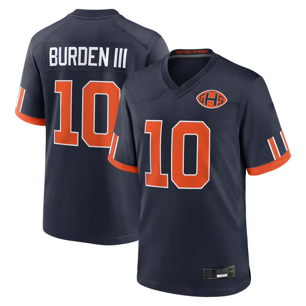 PETTCS C.Bears #10 Luther Burden III Navy 2026 Rivalries Collection Game Stitched Jerseys