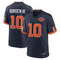 PETTCS C.Bears #10 Luther Burden III Navy 2026 Rivalries Collection Game Stitched Jerseys