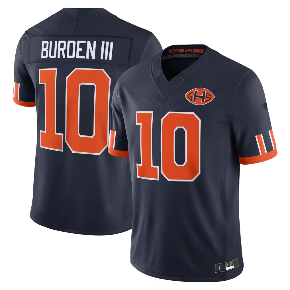 PETTCS C.Bears #10 Luther Burden III Navy 2026 Rivalries Collection Limited Stitched Jerseys