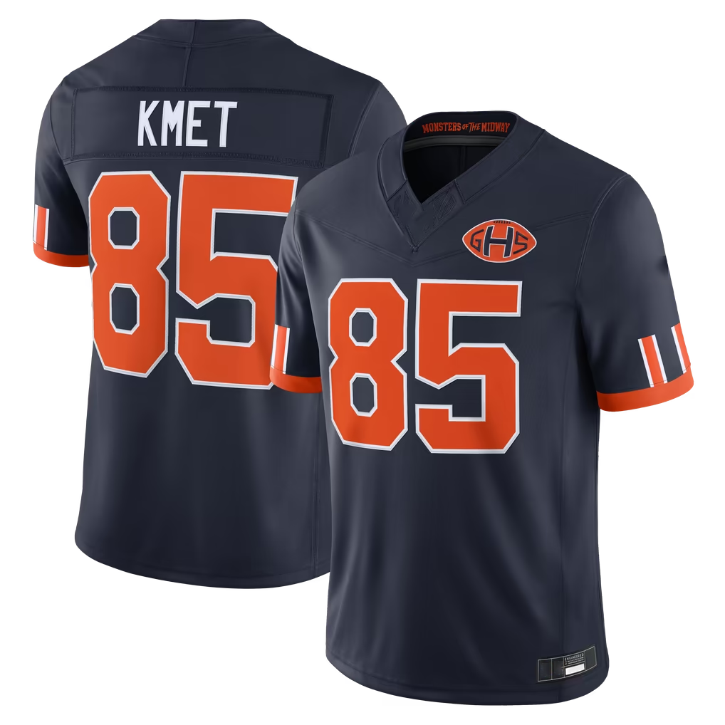 PETTCS C.Bears #85 Cole Kmet Navy 2026 Rivalries Collection Limited Stitched Jerseys