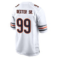 PETTCS C.Bears #99 Gervon Dexter Sr. Player White Home Game Stitched Jerseys