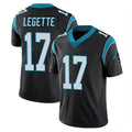 PETTCS C.Panthers #17 Xavier Legette Player Black Vapor Untouchable Limited Game Stitched Jerseys