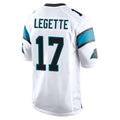 PETTCS C.Panthers #17 Xavier Legette Player White Game Stitched Jerseys