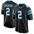 PETTCS C.Panthers #2 Mike Jackson Player Black Game Stitched Jerseys