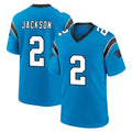 PETTCS C.Panthers #2 Mike Jackson Player Blue Home Game Stitched Jerseys