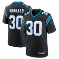 PETTCS C.Panthers #30 Chuba Hubbard Player Black Team Game Stitched Jerseys
