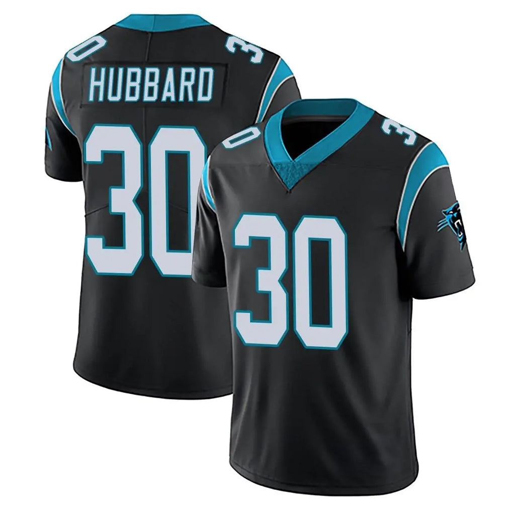 PETTCS C.Panthers #30 Chuba Hubbard Player Black Vapor Untouchable Limited Game Stitched Jerseys