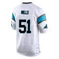 PETTCS C.Panthers #51 Sam Mills Player White Game Stitched Jerseys