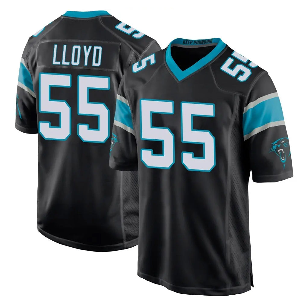 PETTCS C.Panthers #55 Devin Lloyd Player Black Game Stitched Jerseys
