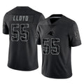 PETTCS C.Panthers #55 Devin Lloyd Player Black Limited Reflective Game Stitched Jerseys