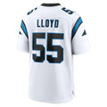 PETTCS C.Panthers #55 Devin Lloyd Player White Home Game Stitched Jerseys