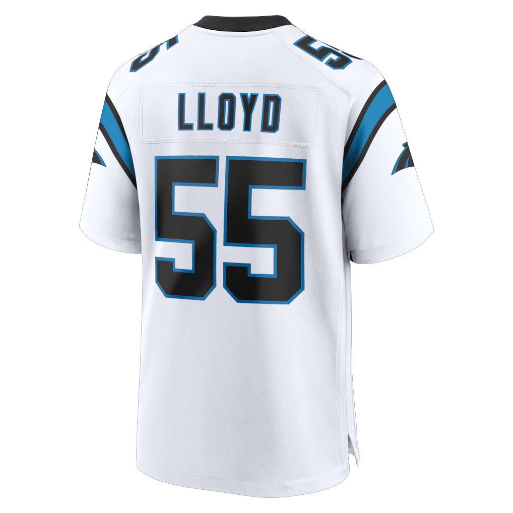 PETTCS C.Panthers #55 Devin Lloyd Player White Home Game Stitched Jerseys