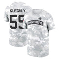 PETTCS C.Panthers #59 Luke Kuechly Player Salute to Service Hoodies & T-Shirts Stitched Jerseys