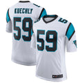 PETTCS C.Panthers #59 Luke Kuechly Player White Classic Limited Stitched Jerseys