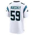 PETTCS C.Panthers #59 Luke Kuechly Player White Home Game Stitched Jerseys
