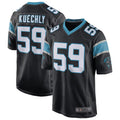 PETTCS C.Panthers #59 Luke Kuechly Player b`Black Home Game Stitched Jerseys