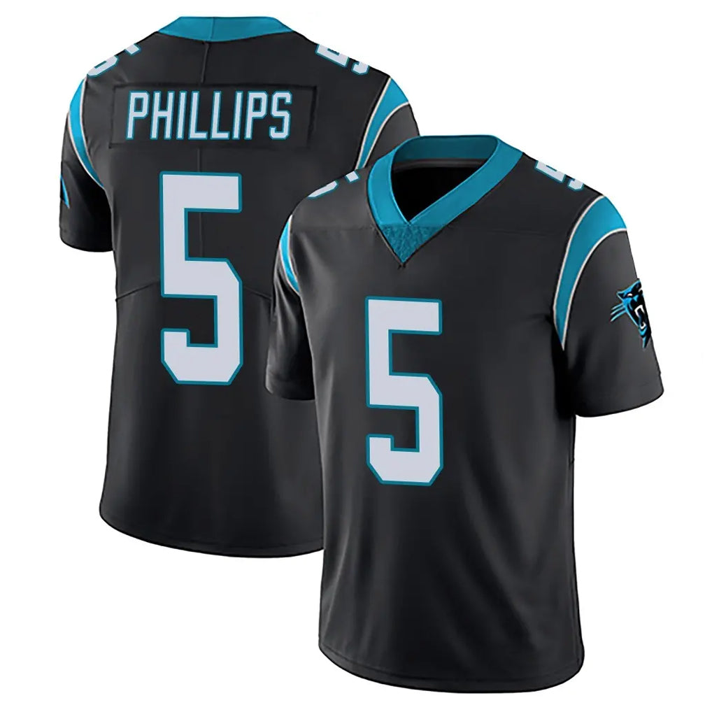 PETTCS C.Panthers #5 Jaelan Phillips Player Black Vapor Untouchable Limited Game Stitched Jerseys