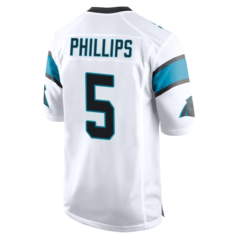 PETTCS C.Panthers #5 Jaelan Phillips Player White Game Stitched Jerseys