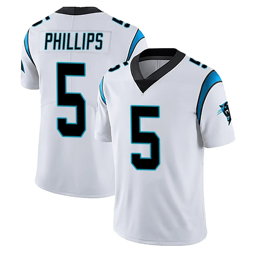 PETTCS C.Panthers #5 Jaelan Phillips Player White Vapor Untouchable Limited Game Stitched Jerseys