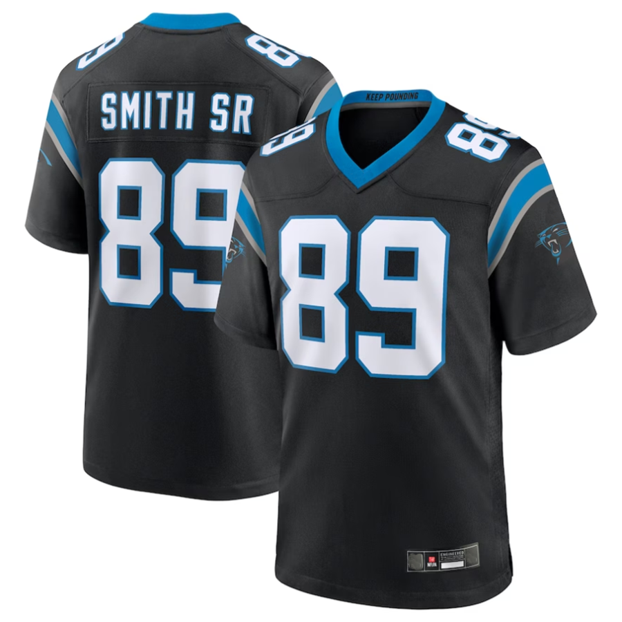 PETTCS C.Panthers #89 Steve Smith Sr. Black Retired Player Game Stitched Jerseys