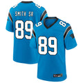 PETTCS C.Panthers #89 Steve Smith Sr Player Blue Home Game Stitched Jerseys