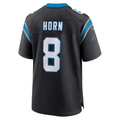 PETTCS C.Panthers #8 Jaycee Horn Black Game Stitched Jerseys