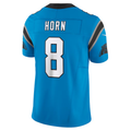 PETTCS C.Panthers #8 Jaycee Horn Blue Vapor F.U.S.E. Limited Stitched Jerseys
