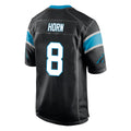 PETTCS C.Panthers #8 Jaycee Horn Player Black Game Stitched Jerseys