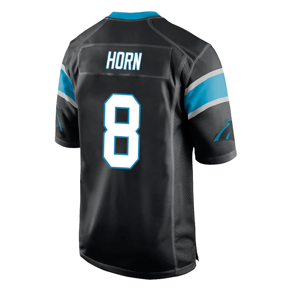 PETTCS C.Panthers #8 Jaycee Horn Player Black Game Stitched Jerseys