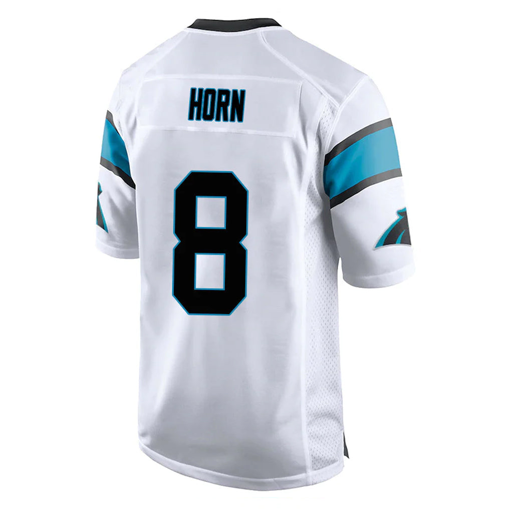PETTCS C.Panthers #8 Jaycee Horn Player White Game Stitched Jerseys