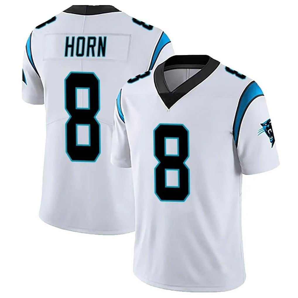 PETTCS C.Panthers #8 Jaycee Horn Player White Vapor Untouchable Limited Game Stitched Jerseys