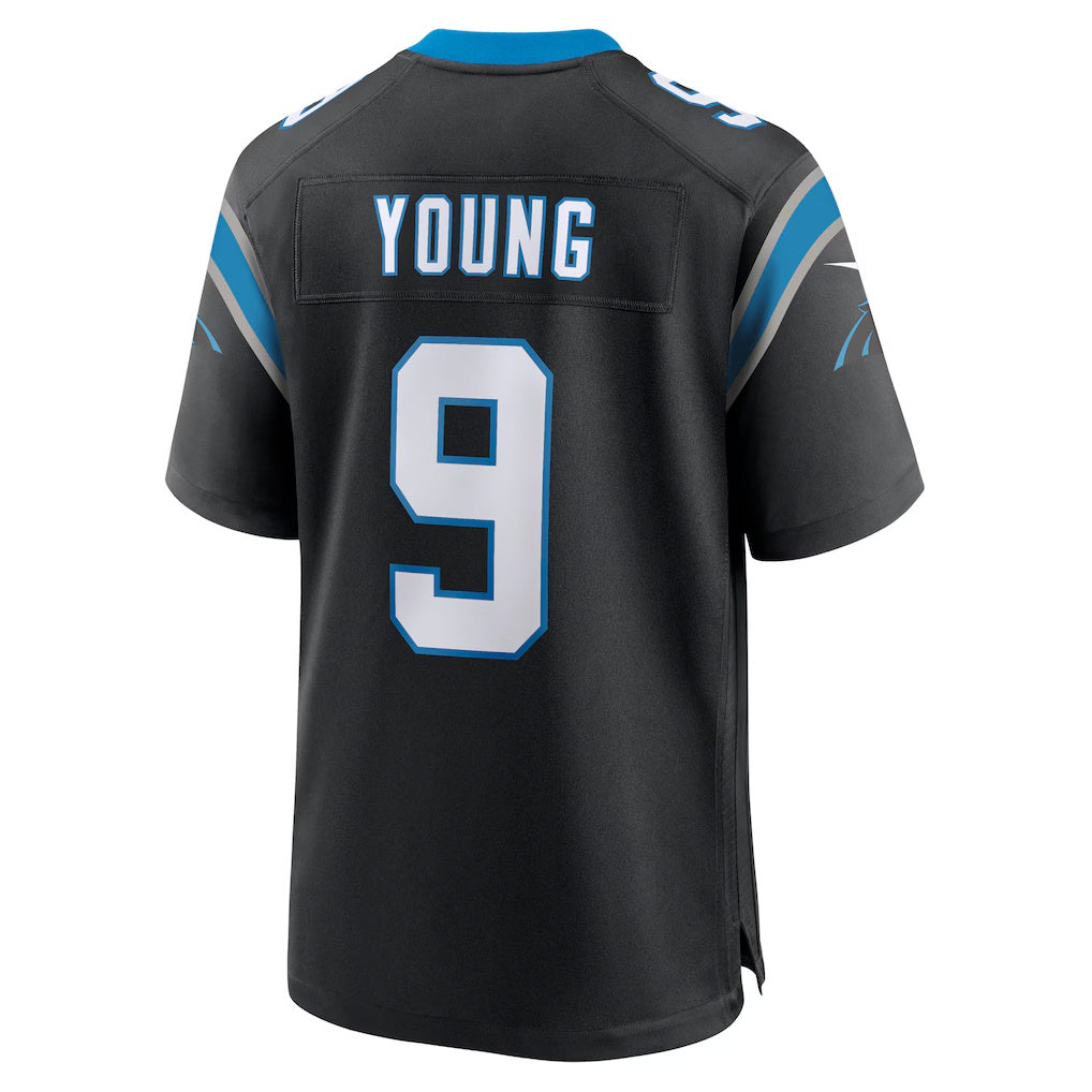 PETTCS C.Panthers #9 Bryce Young Black Team Game Stitched Jerseys