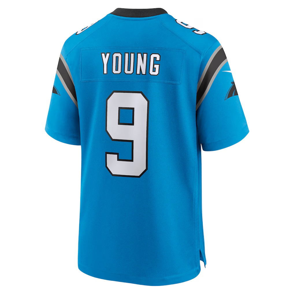 PETTCS C.Panthers #9 Bryce Young Blue Alternate Game Stitched Jerseys