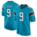 PETTCS C.Panthers #9 Bryce Young Player Blue Game Stitched Jerseys