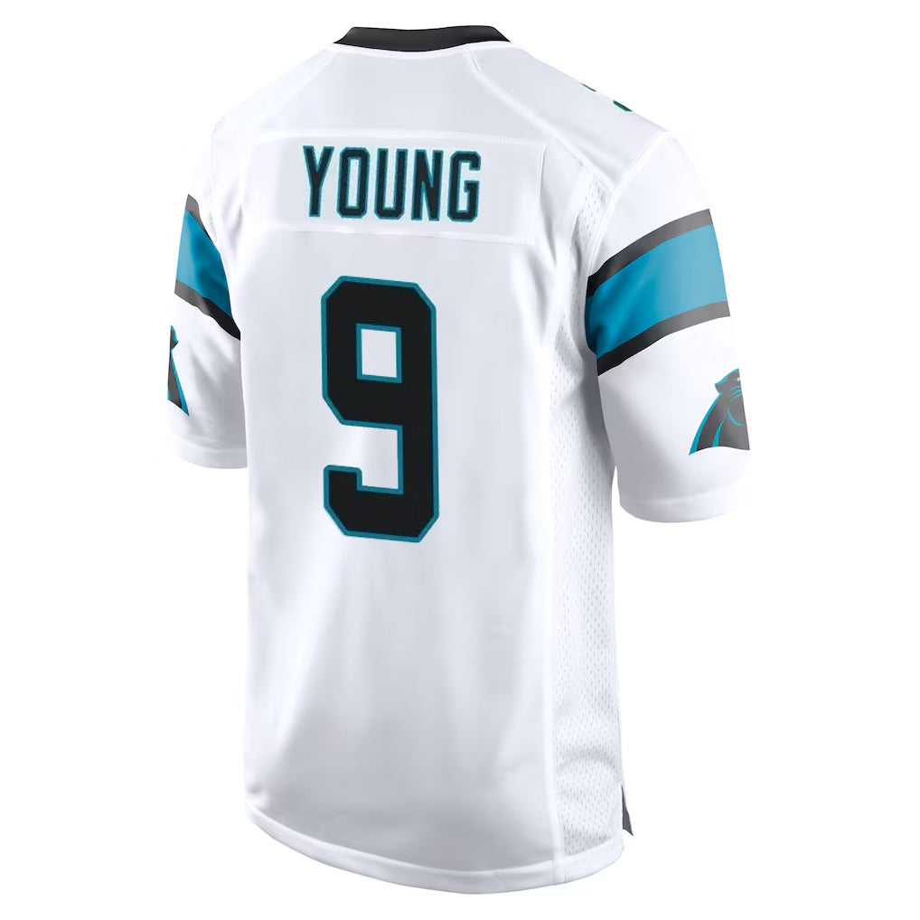 PETTCS C.Panthers #9 Bryce Young Player White Game Stitched Jerseys