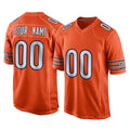 PETTCS Custom C.Bears Orange Home Game Any Name & Numbers Stitched Jerseys