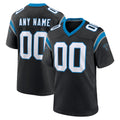 PETTCS Custom C.Panthers Black Home Game Any Name & Numbers Stitched Jerseys