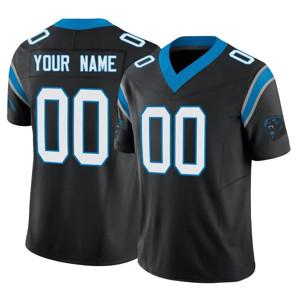 PETTCS Custom C.Panthers Black Vapor F.U.S.E. Limited Home Game Any Name & Numbers Stitched Jerseys