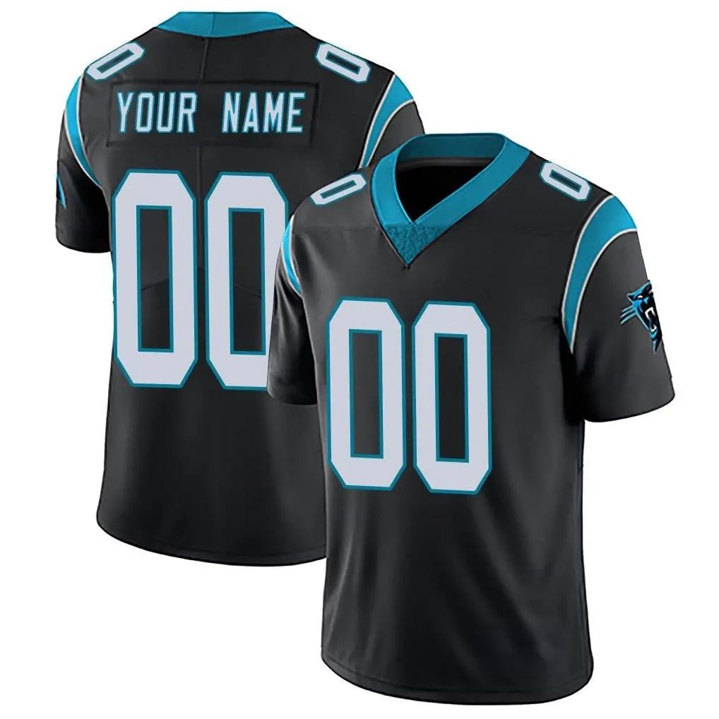 PETTCS Custom C.Panthers Black Vapor Untouchable Limited Game Any Name & Numbers Stitched Jerseys
