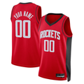 PETTCS Custom H.Rockets Red Swingman Stitched Jerseys-Icon Edition