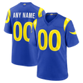 PETTCS Custom LA.Rams Royal Game Stitched Jerseys