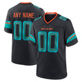 PETTCS Custom M.Dolphins Black Pitch Rivalries Collection Home Game Any Name & Numbers Stitched Jerseys