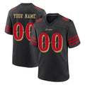PETTCS Custom SF.49ers Black Rivalries Collection Home Game Any Name & Numbers Stitched Jerseys
